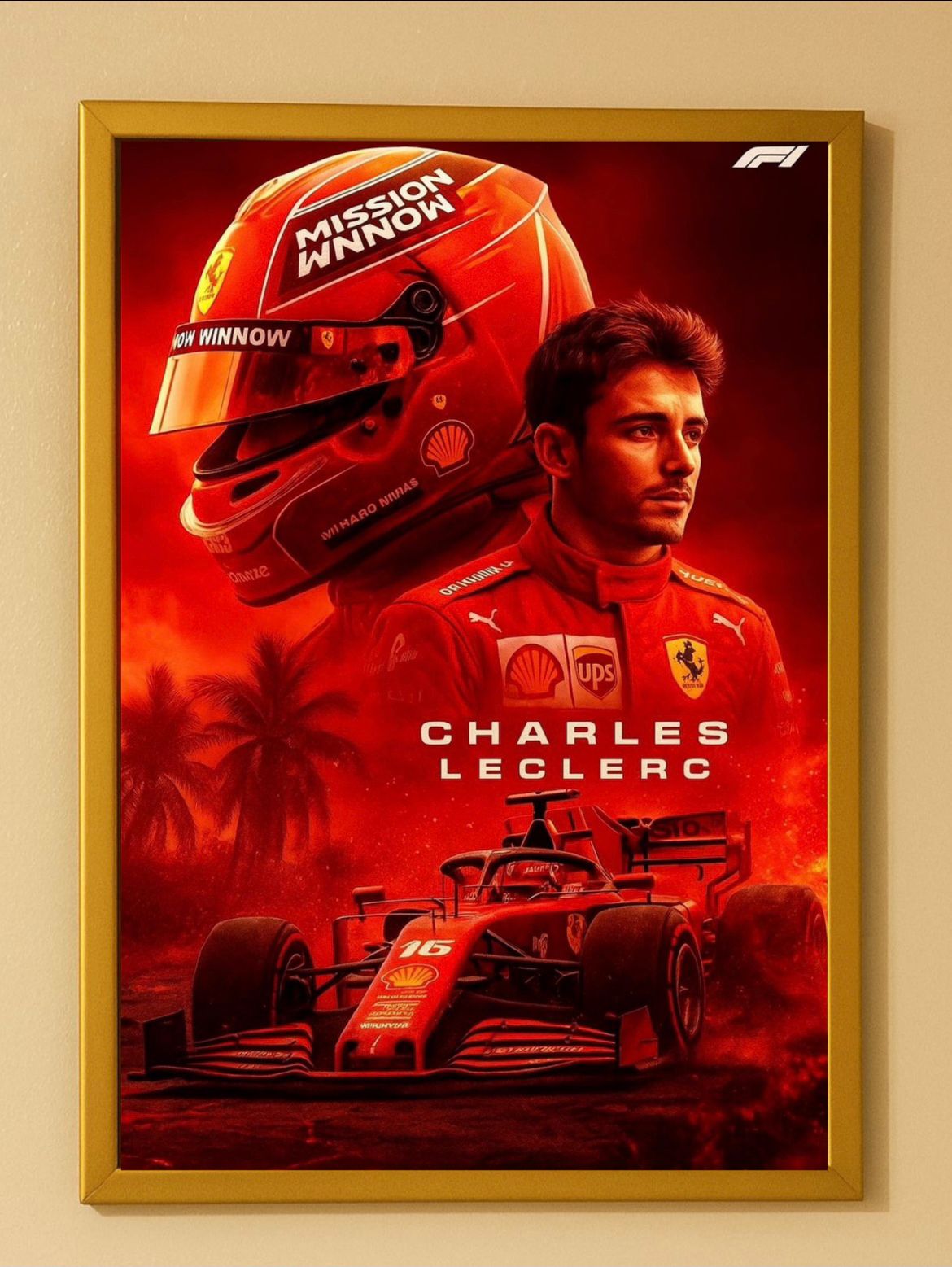 Ferrari F1 – Formula 1 Racing Poster