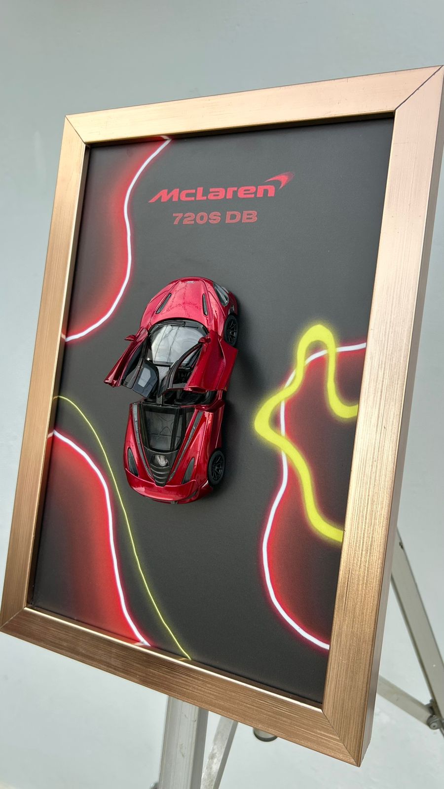 McLaren 720S – 1:36 Scale Model in Premium Frame