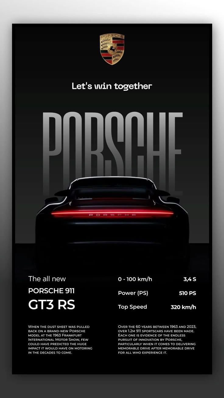 Porsche 911 GT3 – Premium Automotive Poster