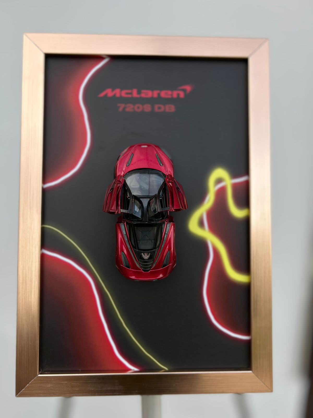 McLaren 720S – 1:36 Scale Model in Premium Frame