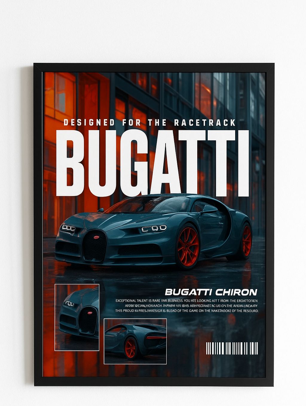 Bugatti Chiron – Premium Hypercar Poster