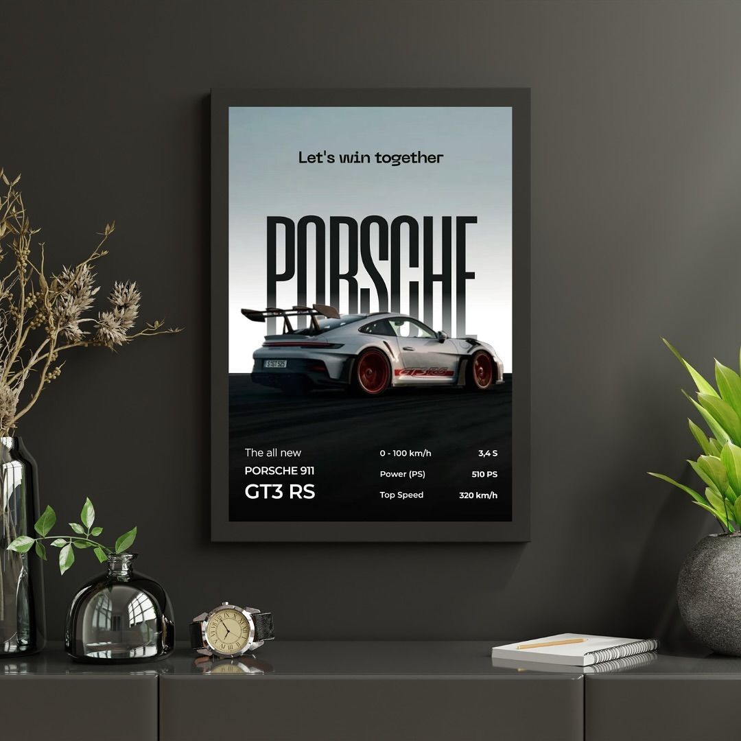 Porsche 911 GT3 – Premium Automotive Poster