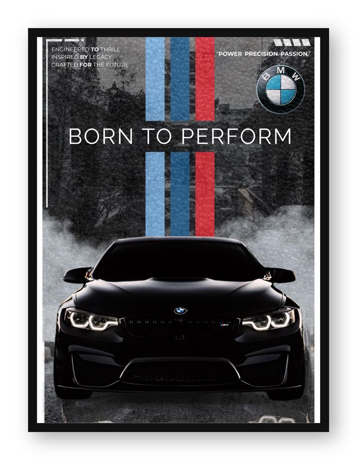 BMW – Premium Performance Poster