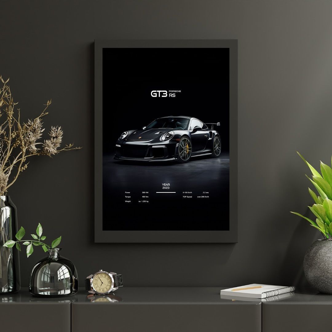 Porsche 911 GT3 – Premium Automotive Poster
