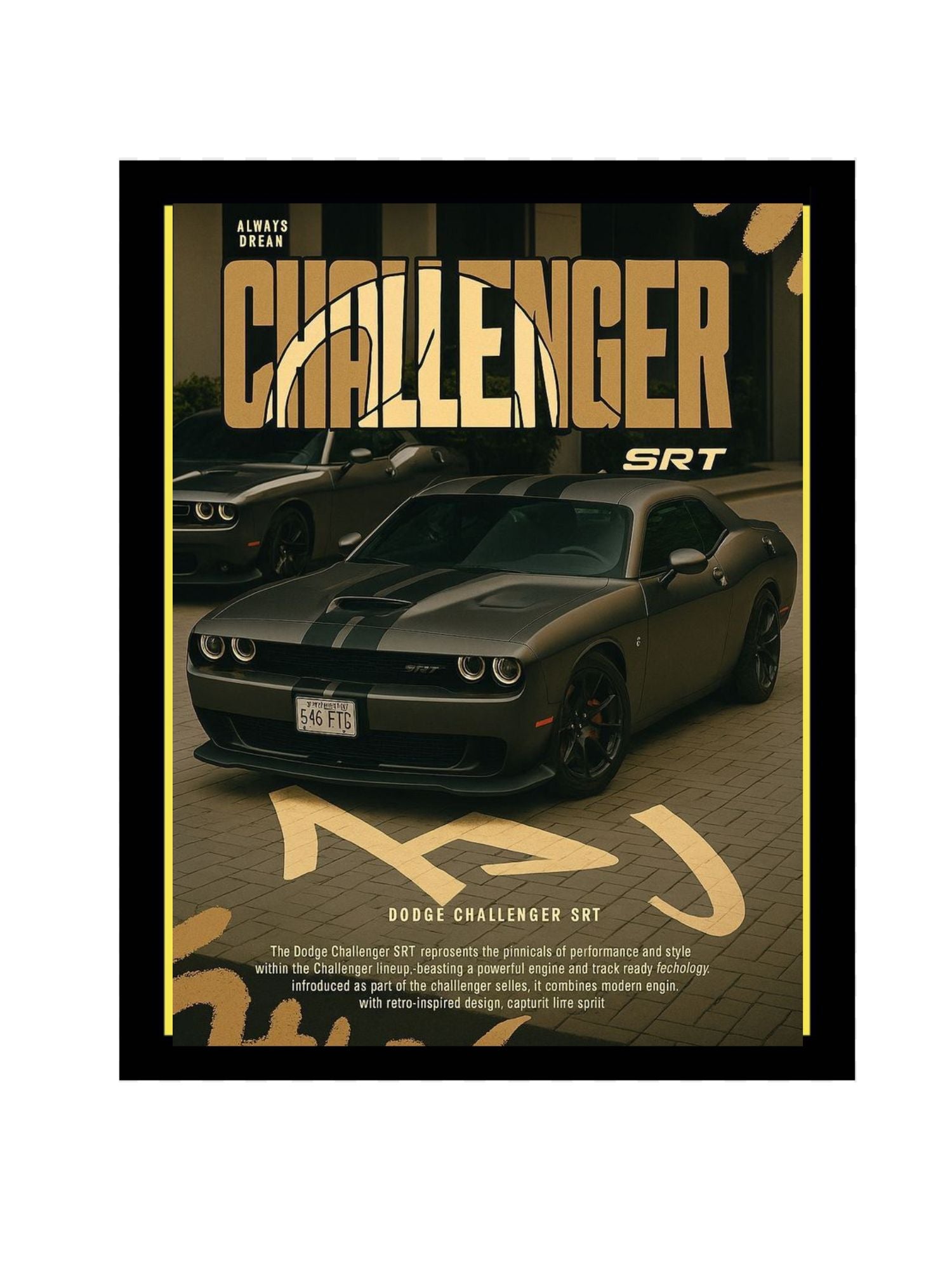 Dodge Challenger Poster