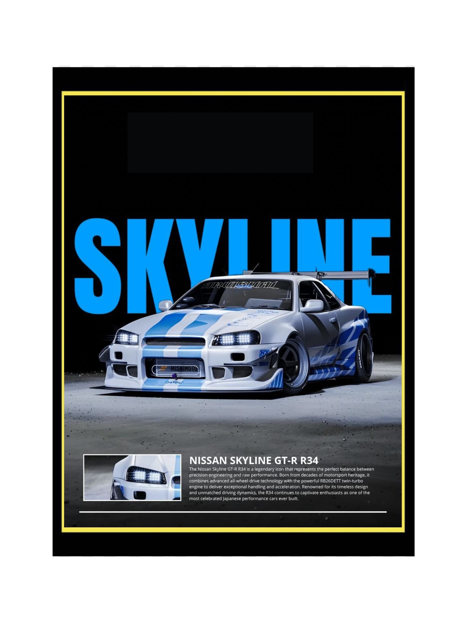 Nissan Skyline Poster