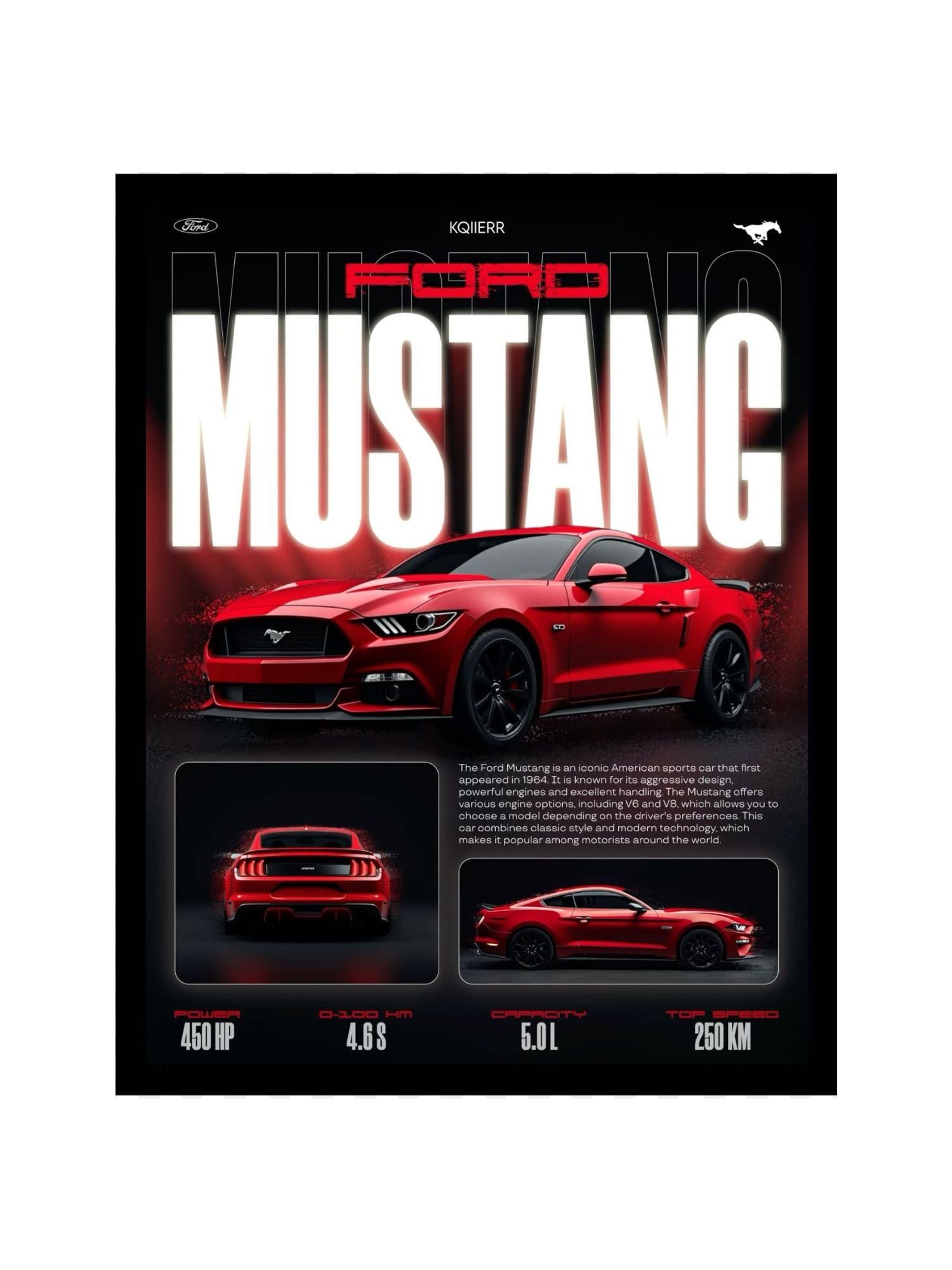 Ford Mustang Poster