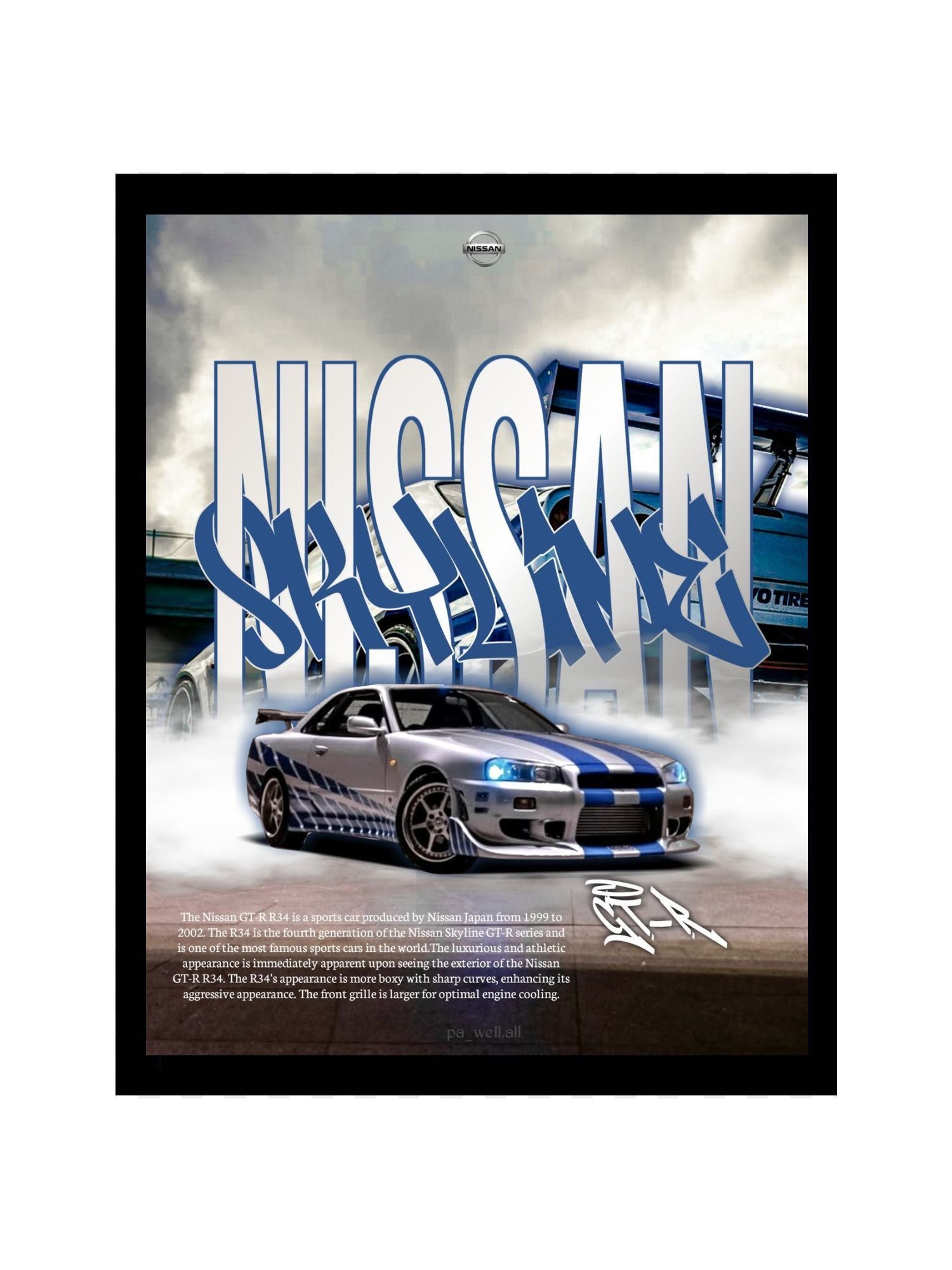Nissan Skyline Poster