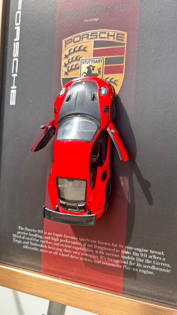 Licensed Porsche GT2 (Red) – Premium Display Frame