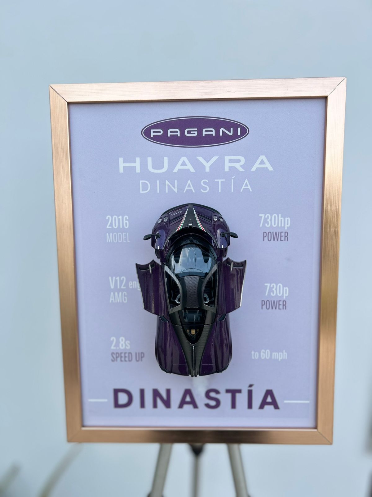 Pagani Huayra – 1:24 Scale Model in Premium Frame