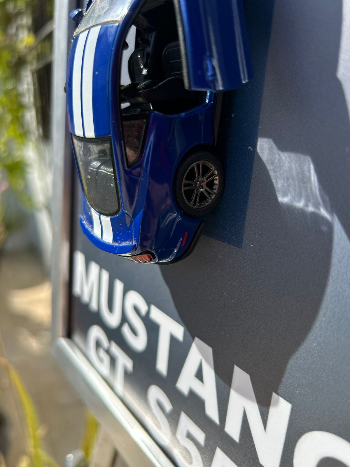 Ford Mustang GT S550 – 1:38 Scale Diecast Muscle Car in a Premium Wooden Frame