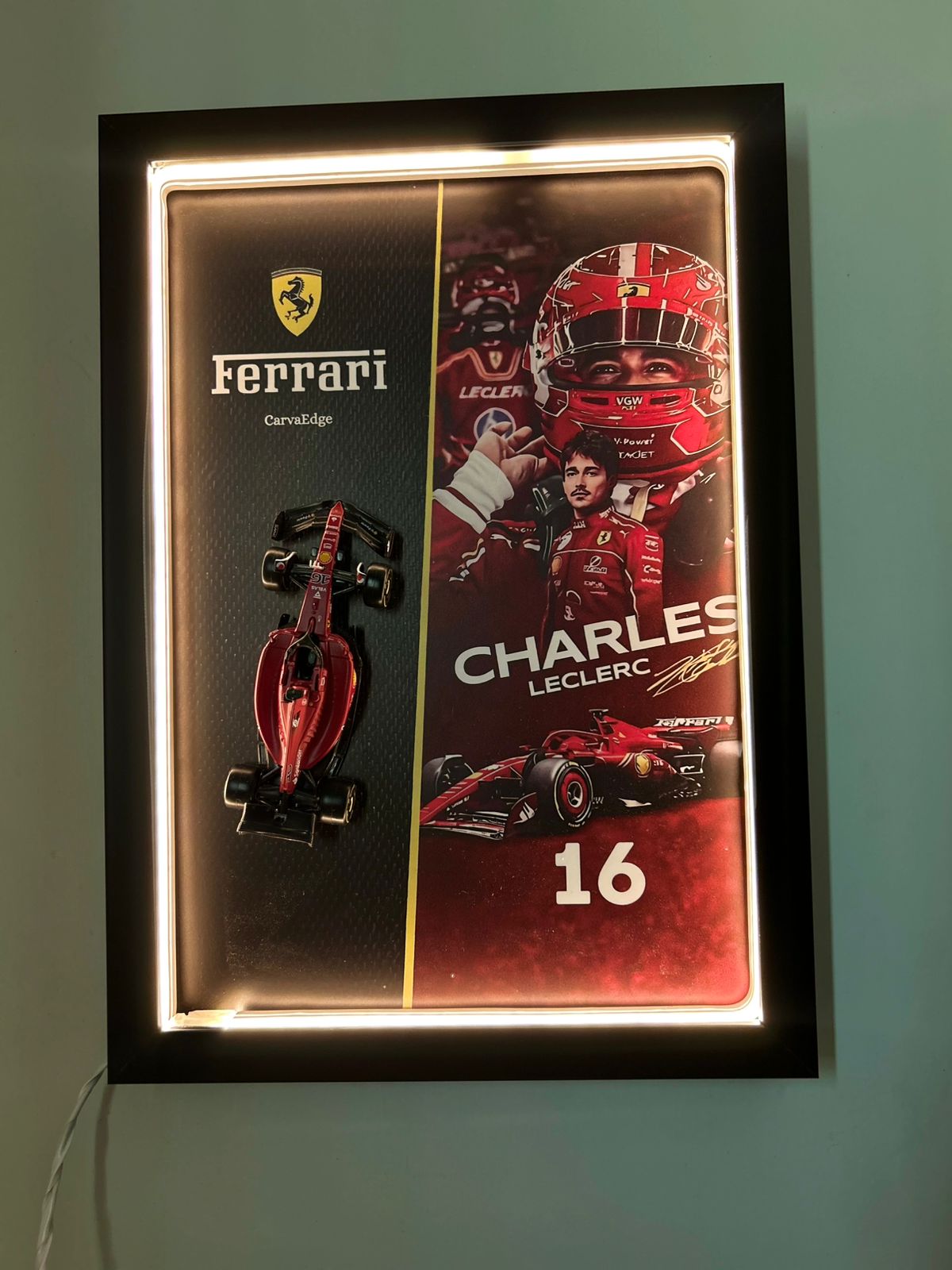 Formula 1 Ferrari 3D Frame – Premium F1 Collectible Display